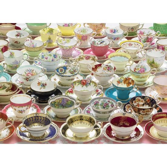 Puzzle Cobble Hill Más Tazas de Té de 1000 Piezas Puzzle Cobble Hill Más Tazas de Té de 1000 Piezas