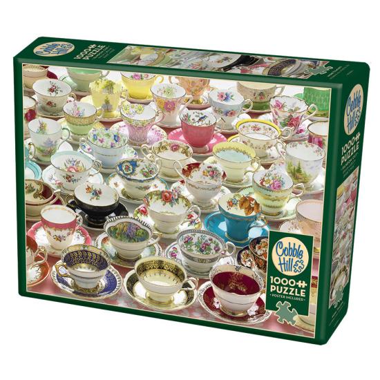 Puzzle Cobble Hill Más Tazas de Té de 1000 Piezas Puzzle Cobble Hill Más Tazas de Té de 1000 Piezas