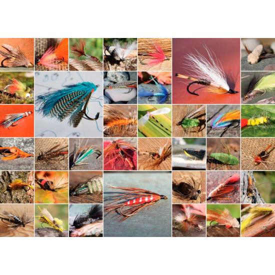 Puzzle Cobble Hill Moscas de Pesca de 1000 Piezas