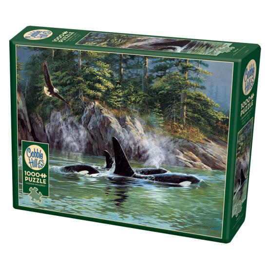 Puzzle Cobble Hill Orcas de 1000 Piezas Puzzle Cobble Hill Orcas de 1000 Piezas