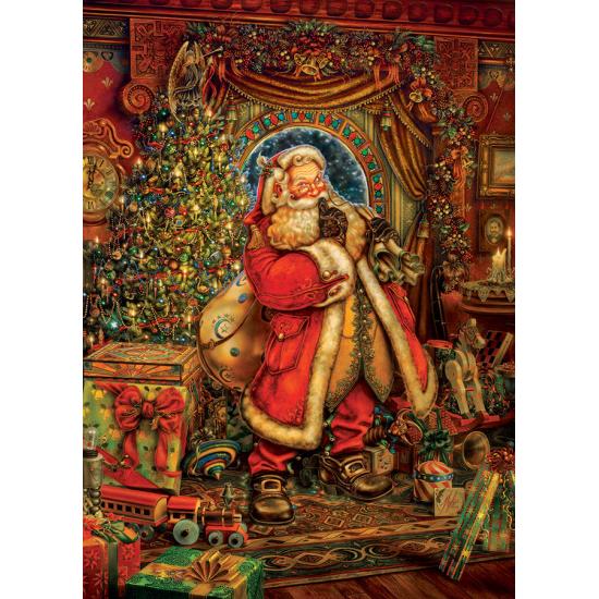 Puzzle Cobble Hill Papa Noel, La Navidad de 1000 Piezas