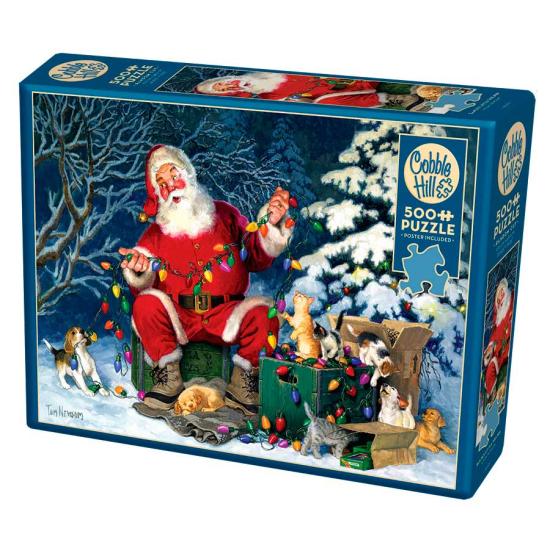 Puzzle Cobble Hill Pequeño Ayudante de Papá Noel de 500 Piezas Puzzle Cobble Hill Pequeño Ayudante de Papá Noel de 500 Piezas