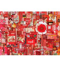 Puzzle Cobble Hill Rojo de 1000 Piezas