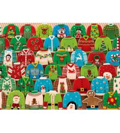 Puzzle Cobble Hill Suéteres Navideños de 1000 Piezas