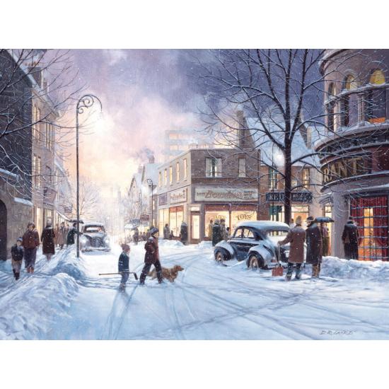 Puzzle Cobble Hill Tarde de Invierno de 500 Piezas