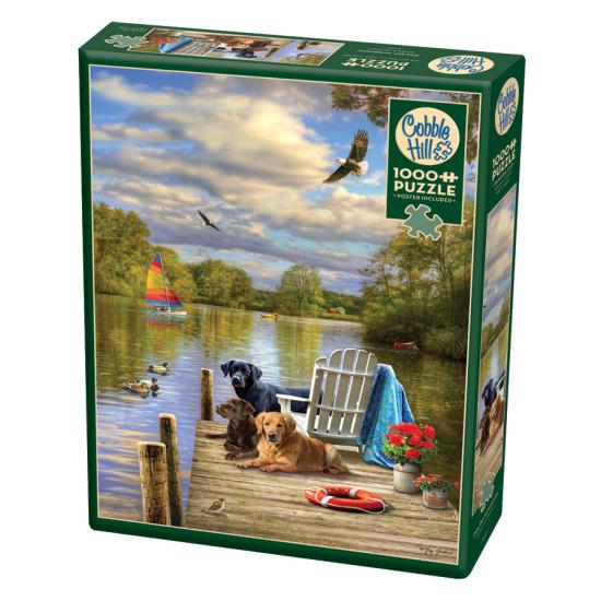Puzzle Cobble Hill Tarde de Perros de 1000 Piezas Puzzle Cobble Hill Tarde de Perros de 1000 Piezas