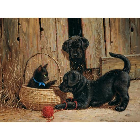 Puzzle Cobble Hill Vecinos Ruidosos de 500 Piezas