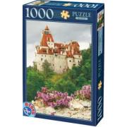 Puzzle D-Toys Amanecer en el Castillo de Bran, Rumanía de 1000