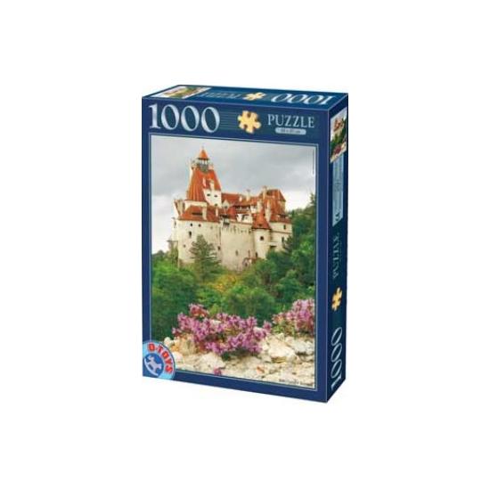 Puzzle D-Toys Amanecer en el Castillo de Bran, Rumanía de 1000