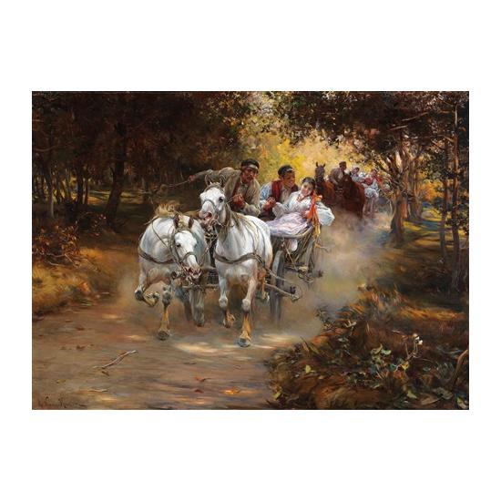 Puzzle D-Toys Boda Campestre de 1000 Piezas