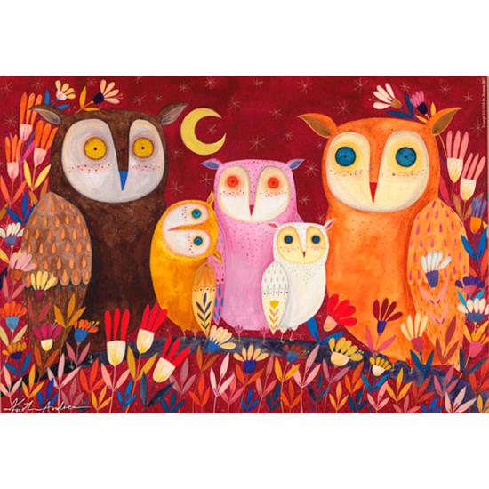 Puzzle D-Toys Búhos I de 1000 Piezas Puzzle D-Toys Búhos I de 1000 Piezas