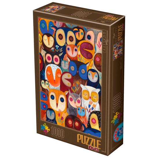 Puzzle D-Toys Búhos II de 1000 Piezas