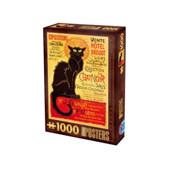 Puzzle D-Toys Colección del Gato Negro de 1000 Piezas