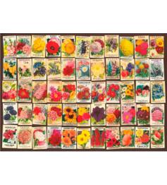 Puzzle D-Toys Collage Vintage, Flores de 1000 Piezas