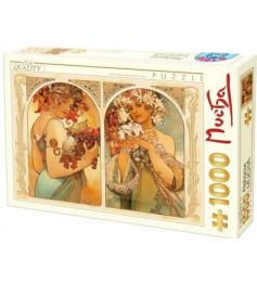 Puzzle D-Toys Flores y Frutas de 1000 Piezas