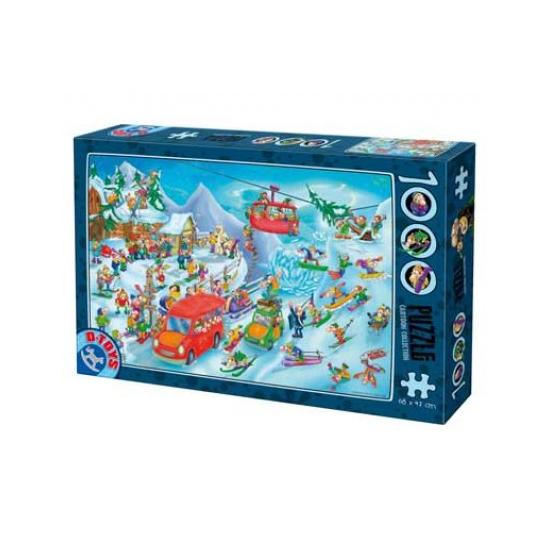 Puzzle D-Toys Historieta de Nieve de 1000 Piezas