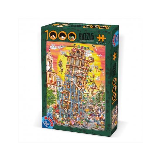 Puzzle D-Toys Historieta Pisa de 1000 Piezas