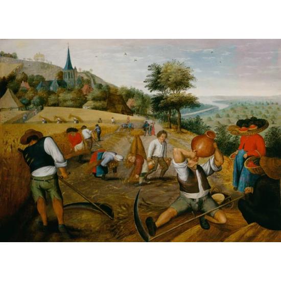 Puzzle D-Toys Jóvenes Trabajando en Verano de 1000 Piezas