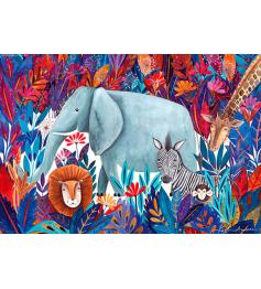 Puzzle D-Toys Jungla Africana de 1000 Piezas
