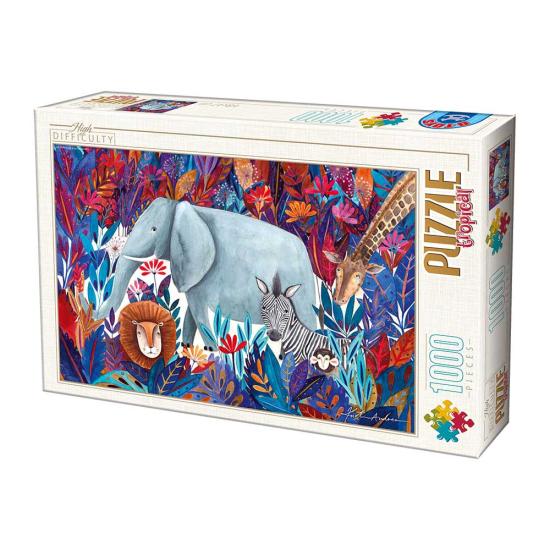 Puzzle D-Toys Jungla Africana de 1000 Piezas
