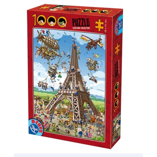 Puzzle D-Toys La Construcción de la Torre Eiffel de 1000 Piezas Puzzle D-Toys La Construcción de la Torre Eiffel de 1000 Piezas