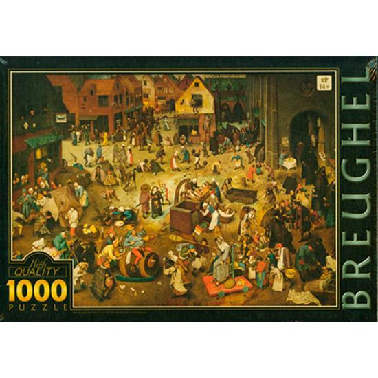 Puzzle D-Toys La Lucha Entre el Carnaval y el Ayuno de 1000 Pie