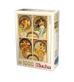 Puzzle D-Toys Las Cuatro Artes de 1000 Piezas