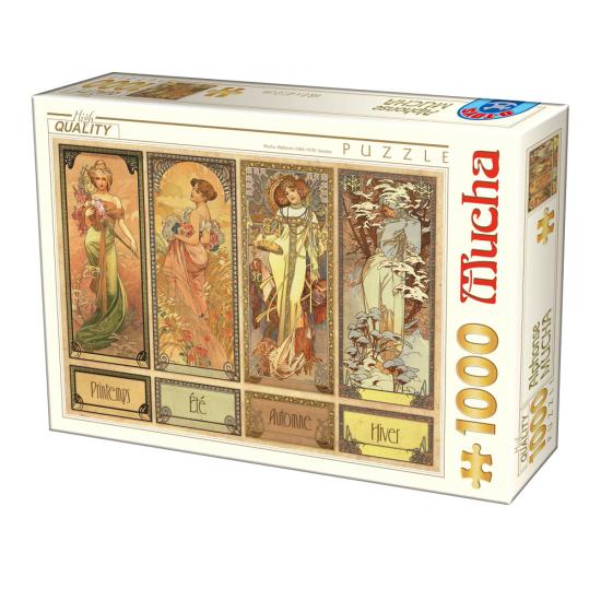Puzzle D-Toys Las Cuatro Estaciones de 1000 Piezas Puzzle D-Toys Las Cuatro Estaciones de 1000 Piezas