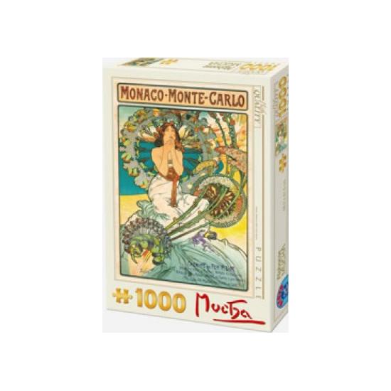 Puzzle D-Toys Montecarlo, Monaco de 1000 Piezas