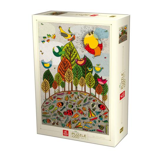 Puzzle D-Toys Naturaleza en la Tierra de 1000 Piezas