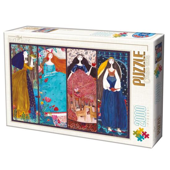 Puzzle D-Toys Princesas de Cuentos de 2000 Piezas
