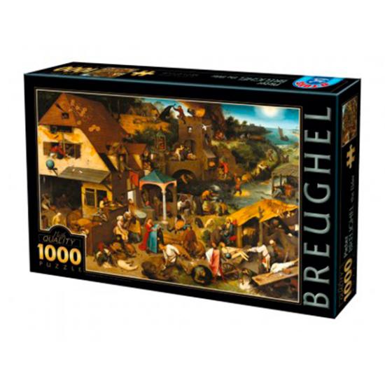 Puzzle D-Toys Proverbios Holandeses de 1000 Piezas