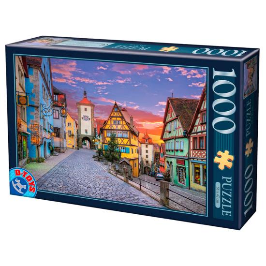 Puzzle D-Toys Rotemburgo, Alemania 1000 Piezas