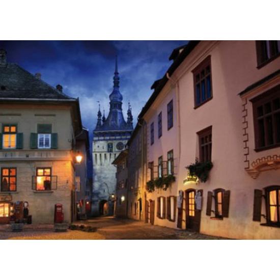 Puzzle D-Toys Rumania. Schasburg , Sighisoara de 1000 Piezas
