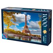 Puzzle D-Toys Torre Eiffel, París de 1000 Piezas