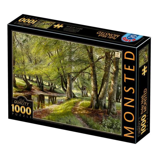 Puzzle D-Toys Un Día de Verano en el Bosque Con Ciervos de 1000 Puzzle D-Toys Un Día de Verano en el Bosque Con Ciervos de 1000