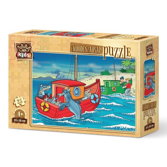 Puzzle de Madera Art Puzzle Focas Felices de 25 Pzs