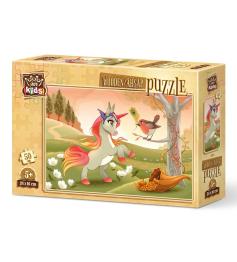 Puzzle de Madera Art Puzzle Lindo Unicornio de 50 Pzs