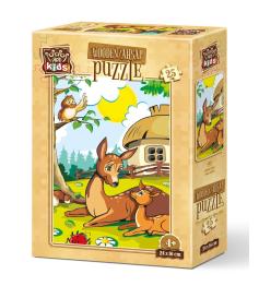 Puzzle de Madera Art Puzzle Mamá Ciervo de 25 Pzs