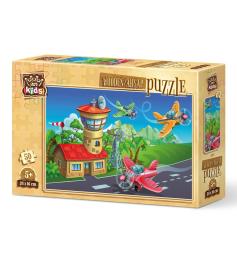 Puzzle de Madera Art Puzzle Pilotos Locos de 50 Pzs