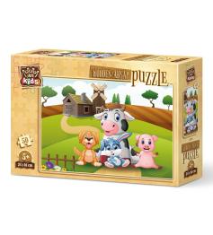 Puzzle de Madera Art Puzzle Posando en la Granja de 50 Pzs