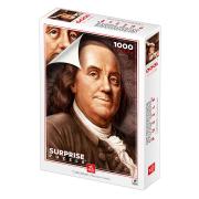Puzzle Deico Retrato de Benjamin Franklin de 1000 Piezas