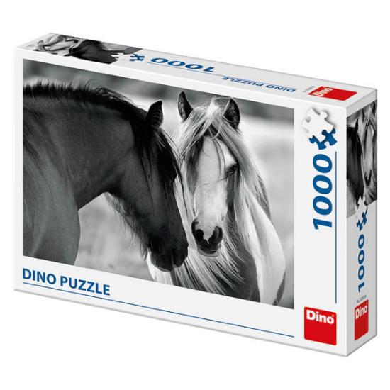 Puzzle Dino Blanco y Negro de 1000 Piezas Puzzle Dino Blanco y Negro de 1000 Piezas