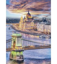 Puzzle Dino Budapest, Puente De Las Cadenas de 1000 Piezas