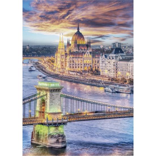Puzzle Dino Budapest, Puente De Las Cadenas de 1000 Piezas