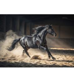 Puzzle Dino Caballo Negro de 1000 Piezas