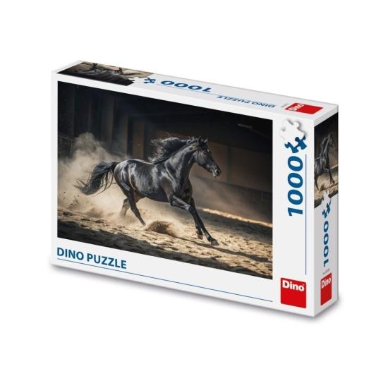 Puzzle Dino Caballo Negro de 1000 Piezas