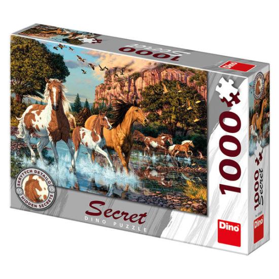 Puzzle Dino Caballos de 1000 Piezas