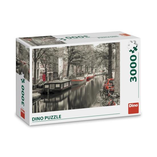 Puzzle Dino Canal en Ámsterdam de 3000 Piezas