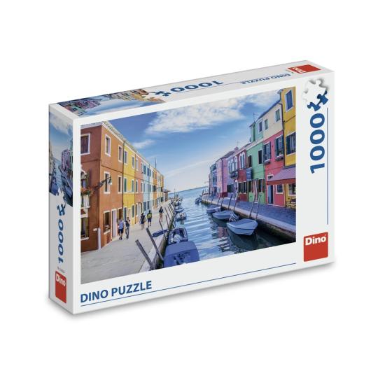 Puzzle Dino Canal en Venecia de 1000 Piezas